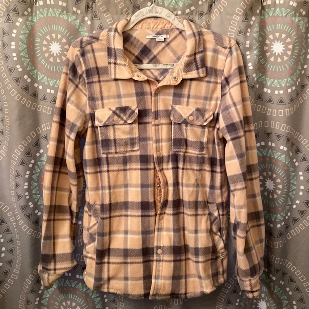 Woman’s O’Neill fleece flannel shacket